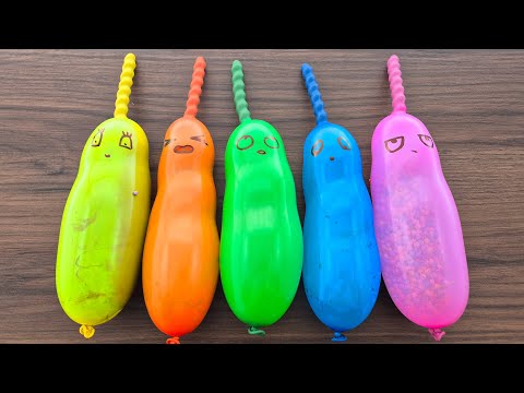 Satisfying Making Slime with Funny Balloons #slimevideo