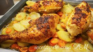 Pollo Al Horno Con Limón Jugoso y Fácil | Receta Paso A Paso