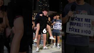 He squats his friend 50 times!