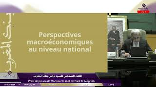 Point de presse de M. le Wali de Bank Al-Maghrib 23 Juin 2026