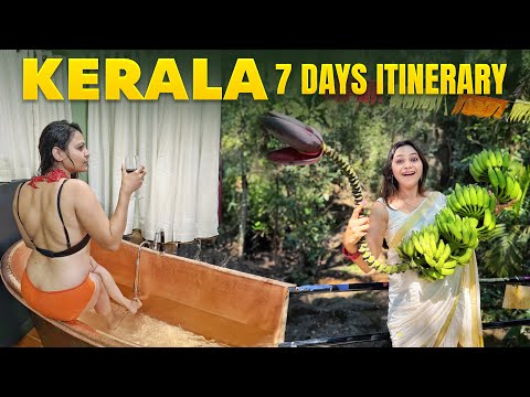 Kerela Tour Plan & Budget 🌴💚 7 Days Kerala itinerary || Kerala Tourist Places || Kerala Tour Guide 🥰