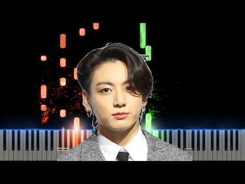 JungKook 정국  Paper Hearts  Piano Cover Midi tutorial Sheet app  Karaoke