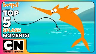 💦🦈💧TOP 5 SPLASH Moments in Lamput! 💦🧜💧 | Water Episodes | Best Bits | Cartoon Network Asia
