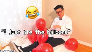 “I just ate the balloons” | LankyBox Shorts