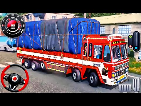 Indian Truck Driver Simulator 2024 - Ashok Lorry Cargo Offroad Truck 3D - Android GamePlay