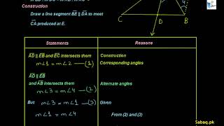Theorem on Division of Sides of a Triangle by Angle Bisector