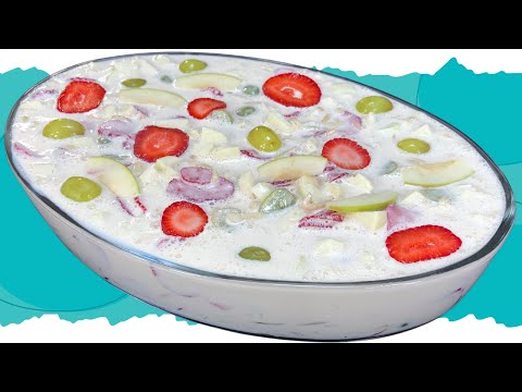 El FAMOSO POSTRE: Ensalada de Frutas que TODOS quieren en su MESA - ¡Frescura Total!