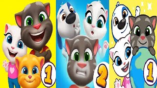 My Talking Tom Friends 1 VS My Talking Tom Friends 2  NEW GAME Talking Tom & Friends: World Gameplay
