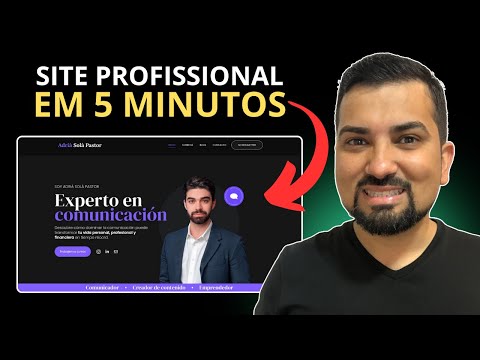 SITE PROFISSIONAL EM 5 MINUTOS COM IA (INTELIGÊNCIA ARTIFICIAL)