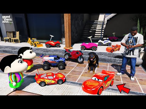 Franklin Gifting Mini MONSTER RC TOY CARS To Shinchan And Chop In GTA 5