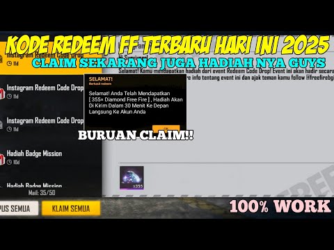 KODE REDEEM FREE FIRE TERBARU 27 JUNI 2025 HARI IN‼️