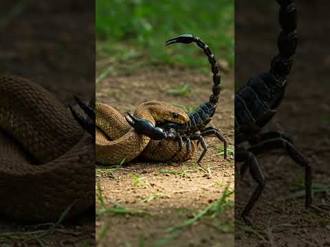 Scorpion vs Snake | 전갈 vs 뱀 | サソリ vs ヘビ | Escorpión vs Serpiente | Escorpião vs Cobra