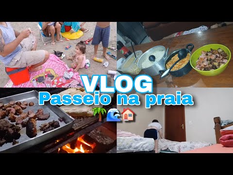 VLOG: PASSEIO NA PRAIA EM FAMÍLIA + TOUR PELA CASA DA PRAIA 🌴🌊🏠 (CASAL EXCELENTE)