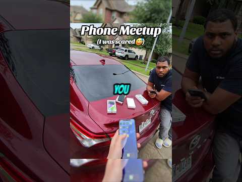 Sketchiest meetup ever 🤦‍♂️😅 #fyp #resell #reselling #iphone #phoneflipping #meetup
