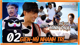 GIEN-NỲ NHANH TRÍ #2: Loạt hình phạt khiến dàn cast khổ sở, Dương Lâm - Cris Phan gặp kiếp nạn