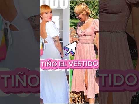 Tiño mi vestido para la BODA en la lavadora