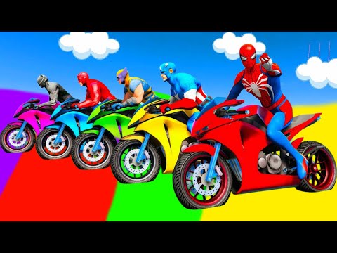 الرجل العنكبوت انقاذ باتمان Spider-Man Rescue batman vs iron man vs venom funny Game GTA 5 superhero
