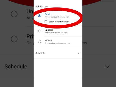 video upload karne ke bad public kab karna chahiye #yotubeshorts #short #uploadshort