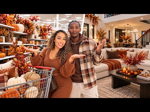 VLOG| Fall Decor Shopping + Decorating Our House For Fall!