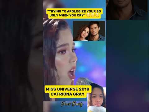 CATRIONA GRAY SINGING๐ #fypage #viralvideo #trending #ctto #celebrity #missuniverse #shorts #fyp