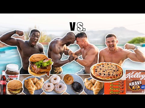 WER SCHAFFT MEHR KALORIEN IN 24 STUNDEN I TEAM Cheat Day Battle in Griechenland