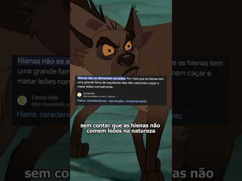 O Scar comeu o corpo do Mufasa... #reileao