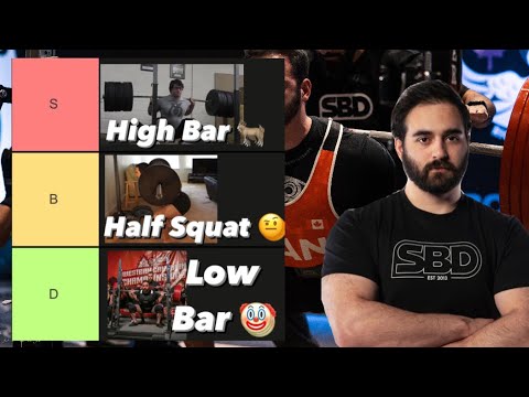 Squat Exercise TIER LIST ✅