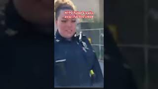 #nypd is so clueless in NYC! #classic #livestream..walked away with their heads down! #1stamendment
