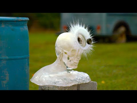 Supersonic Golf Ball to the Forehead at 82,000 FPS - The Slow Mo Guys @KentuckyBallistics