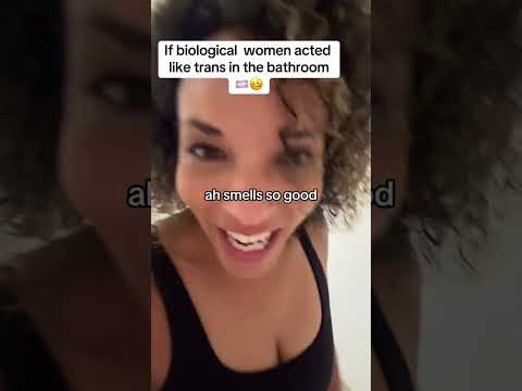 If biological women acted like 🏳️‍⚧️ in the bathroom