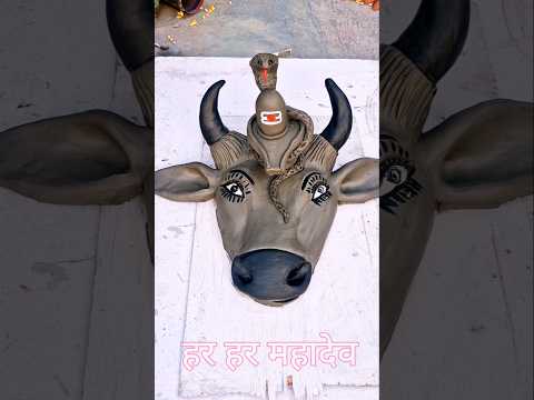 cow and shivling kaise banaye🔥shivling making💥mahadev song🕉mahadev status🚩jindgi me bhole baba song