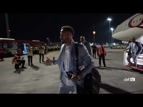 Seleção Brasileira chega a Doha para a Copa do Mundo FIFA 2022