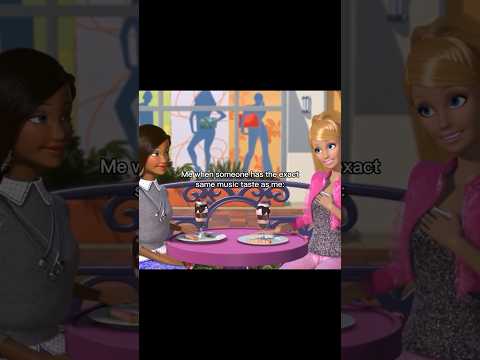 Me when someone has the exactsame music taste as me: #barbie #music