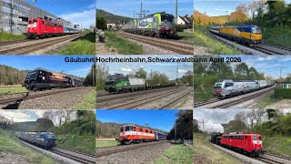 Gäubahn,Hochrheinbahn,Schwarzwaldbahn April 2026