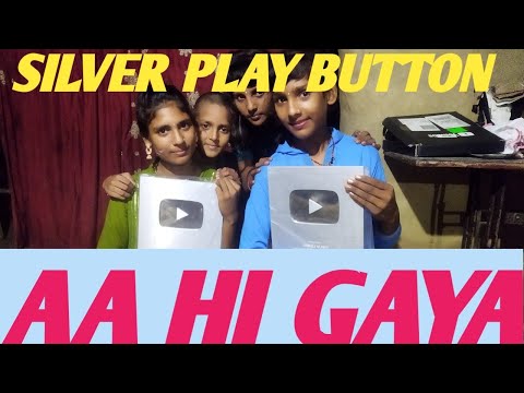 Silver play button has come today#@amazingvideoswithrkm