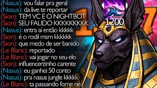 NASUS 1 HIT FAZENDO TROLL TOMAR BAN AO VIVO KKKKKKKKKKK