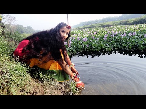 খাইরুল লো তোর লম্বা মাথার কেশ || Village Wedding Video || গ্রামের বিয়ে || বিয়ে বাড়ির জলভরা