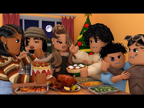 OUR FAMILY'S CHAOTIC THANKSGIVING SPECIAL!! *FAMILY DRAMA!!* | Bloxburg Family Roleplay