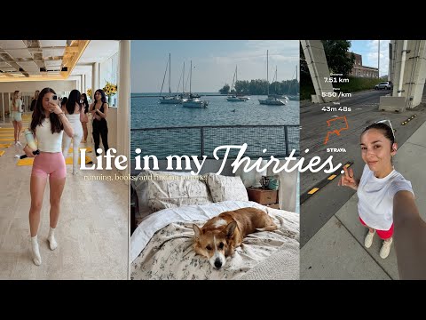Life in my Thirties: Balancing running & training, New books I'm reading, yoga events! | VLOG