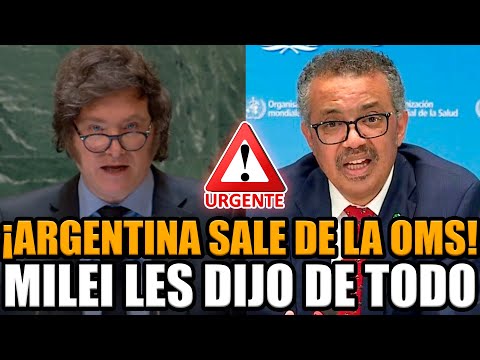 🚨MILEI ANUNCIÓ LA SALIDA DE ARGENTINA DE LA OMS Y SACUDIÓ AL MUNDO | BREAK POINT