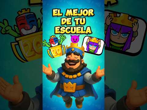 CUANDO ERES EL MEJOR DE TU ESCUELA 🗿 #clashroyale