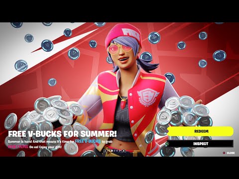 FORTNITE is SENDING EVERYONE FREE V-BUCKS!