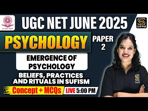 UGC NET JUNE 2025 | Psychology Concept + MCQ | Emergence of Psychology | SD Campus Teaching