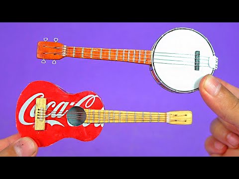 Create Miniature Guitars using soda cans and earn Money