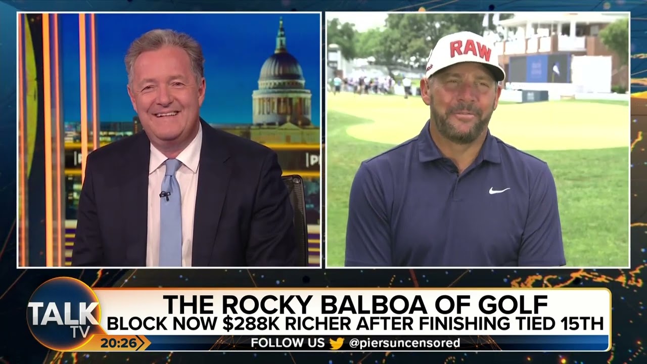 Piers Morgan Interviews Michael Block After His Fairytale PGA Championship