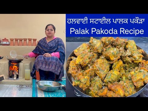 ਪਾਲਕ ਦੇ ਪਕੌੜੇ ਬਣਾਉਣ ਦਾ ਸਹੀ ਤਰੀਕਾ l पालक पकोड़ा l Aloo,Piyaz Palak Pakoda l Spinach Fritters | Pakode