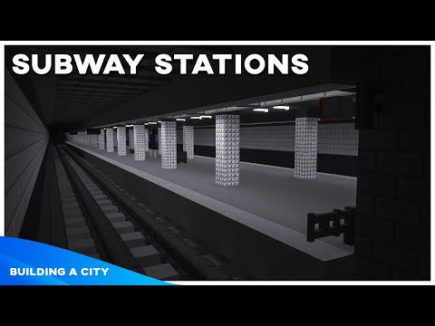 Adding 2 Subway Stations // Building A City #107 // Minecraft Timelapse