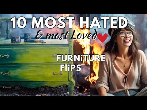 Reacting to 10 most HATED & loved Furniture FLIPS  this year