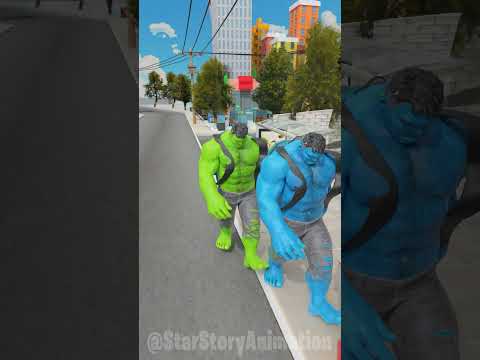 GTA V - How many times was Rainbow Hulks late for the bus? #spiderman
