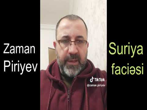 Zamin Piriyev: "Suriya faciəsi haqqında". Tək bu yox....